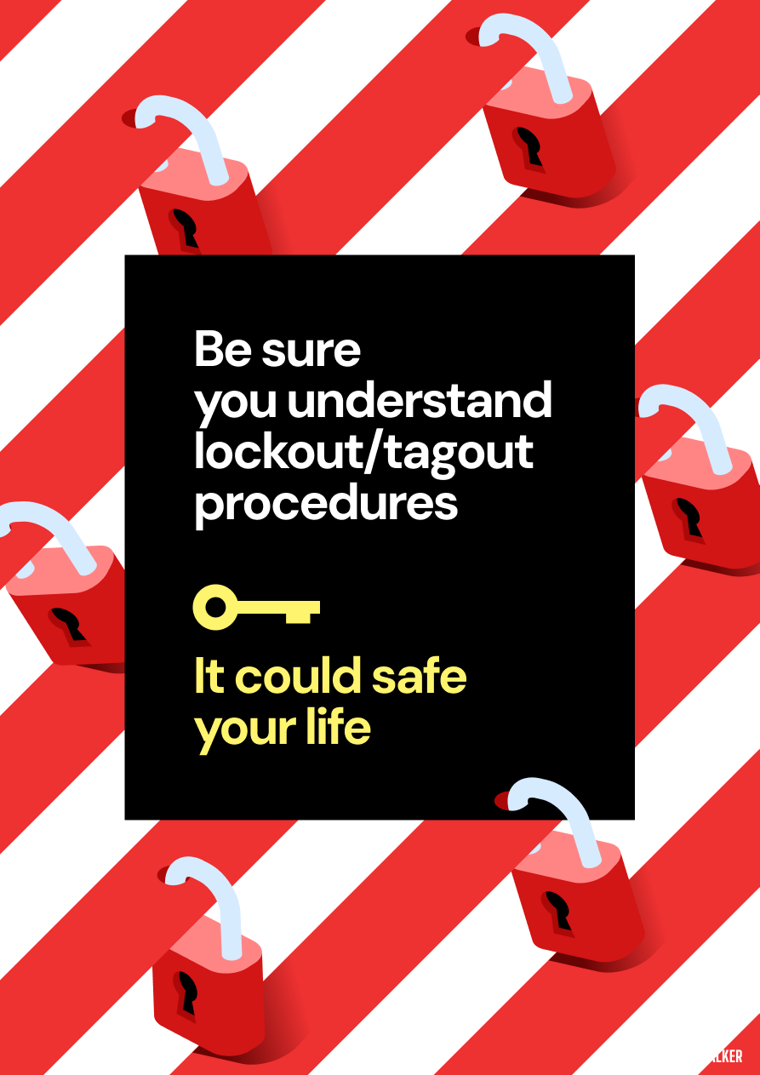 Lockout/Tagout safety poster