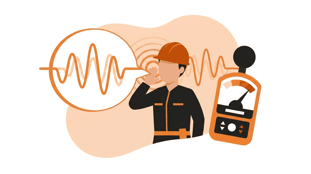 Why hearing protection matters: worker forced to shout at arm's length, the sign that noise has passed 85 decibels